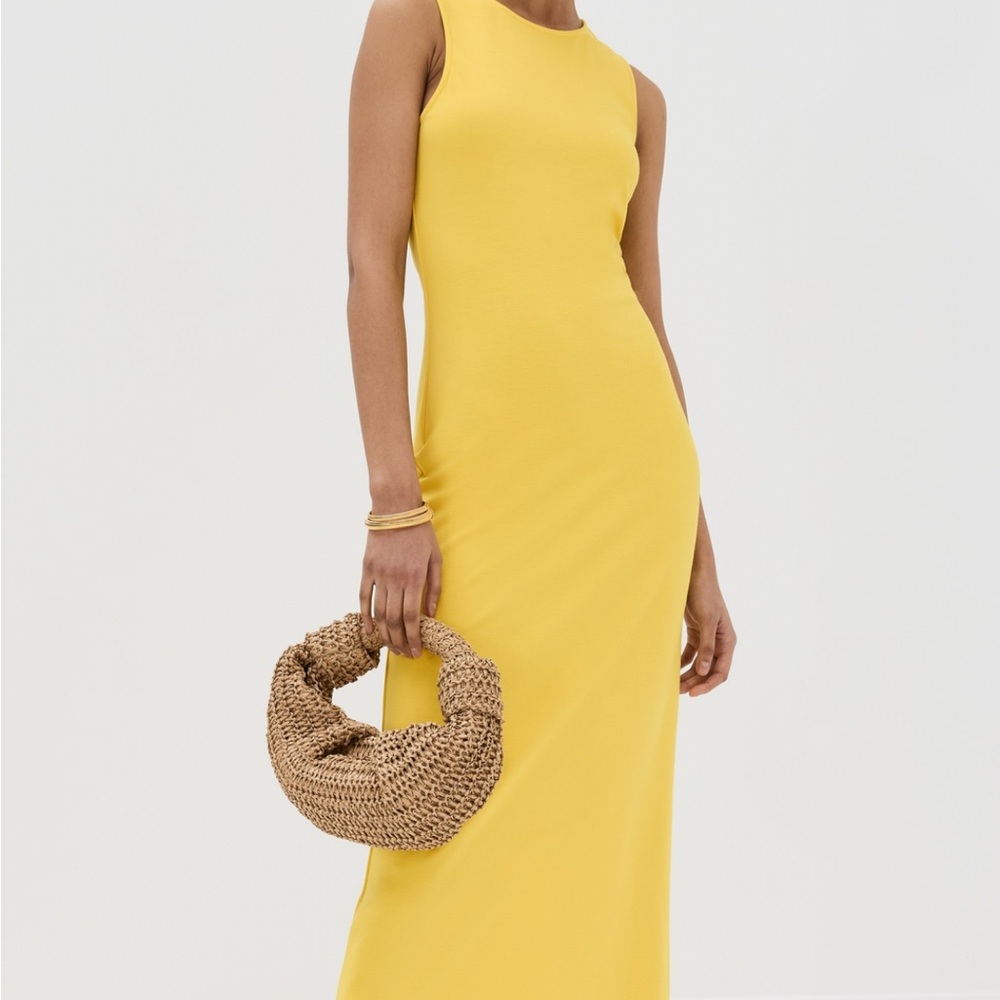 Yellow Sleeveless Maxi Dress